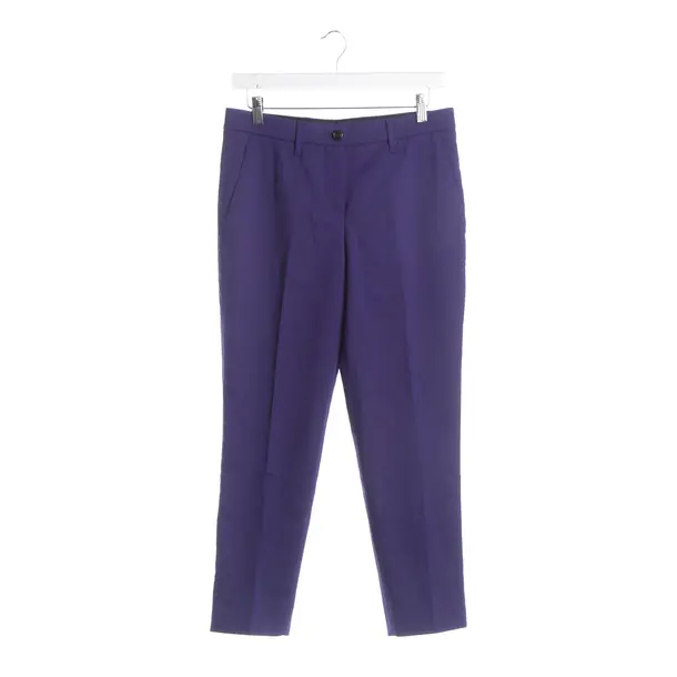 Pants, in Purple, Wool, Miu Miu