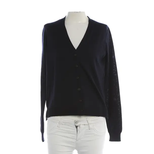 Cardigan, in Navy, Wool, Strenesse
