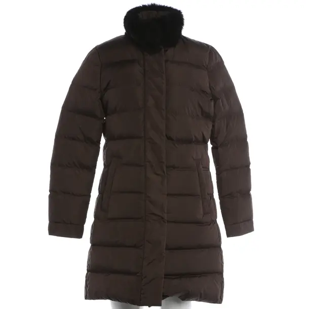 Winter Coat, in Brown, Polyamide, Prada