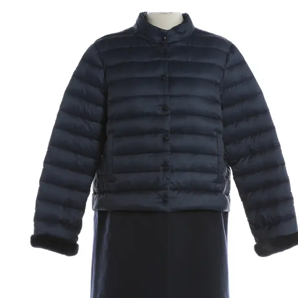 Mid-Season Coat, in Blue, Polyamide, Escada