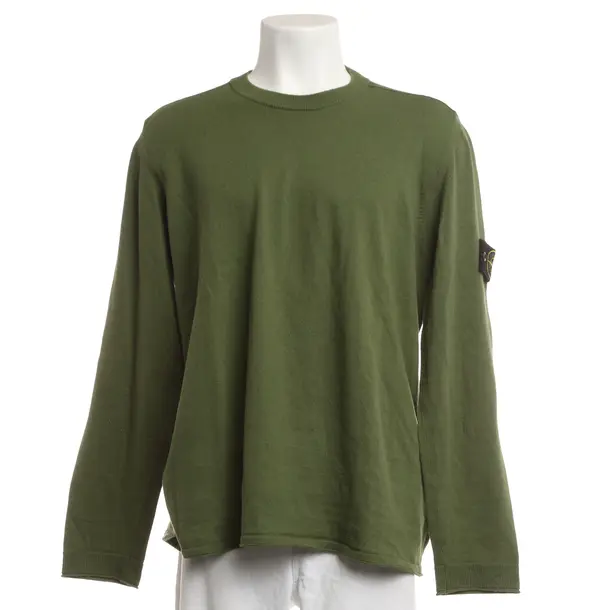 Jumper, in Green, Cotton, Stone Island