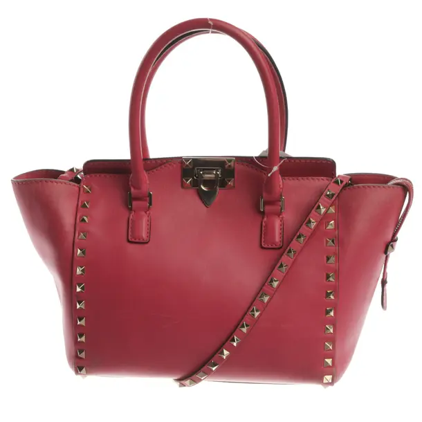 Handbag, in Pink, Leather, Valentino