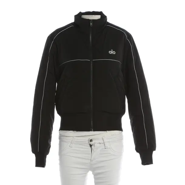 Mid-Season Jacket, in Black, Polyamide, Alo Yoga