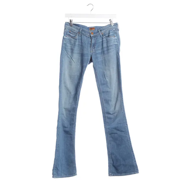 Flared Jeans, in Light Blue, Cotton, Mother