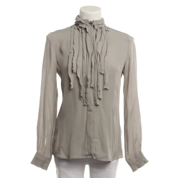 Bluse, in Grau, Seide, Caliban