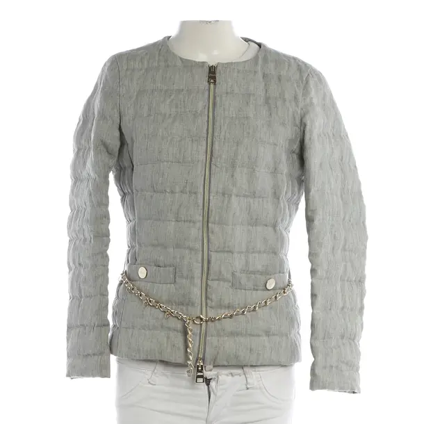 Summer Jacket, in Gray, Linen, Herno