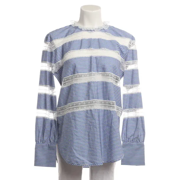 Bluse, in Blau, Baumwolle, Sandro