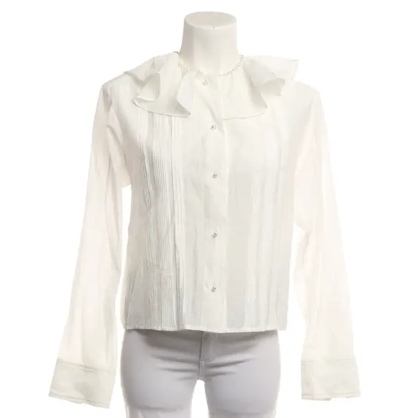 Blouse, in White, Viscose, Sandro