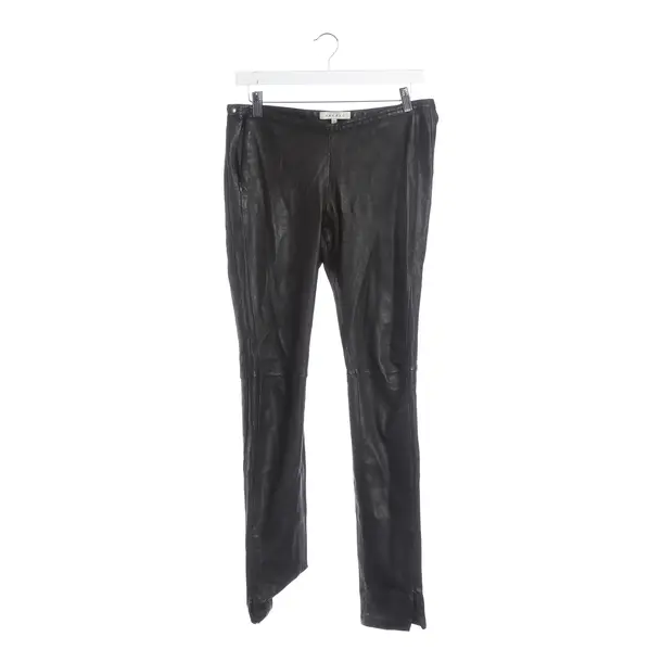 Pants, in Black, Leather, Sandro