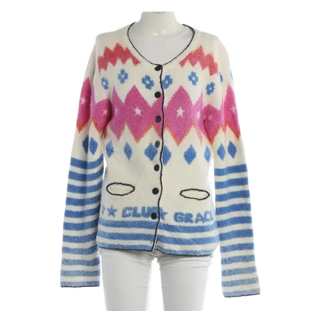 Cardigan, in Multicolored, Wool, Grace