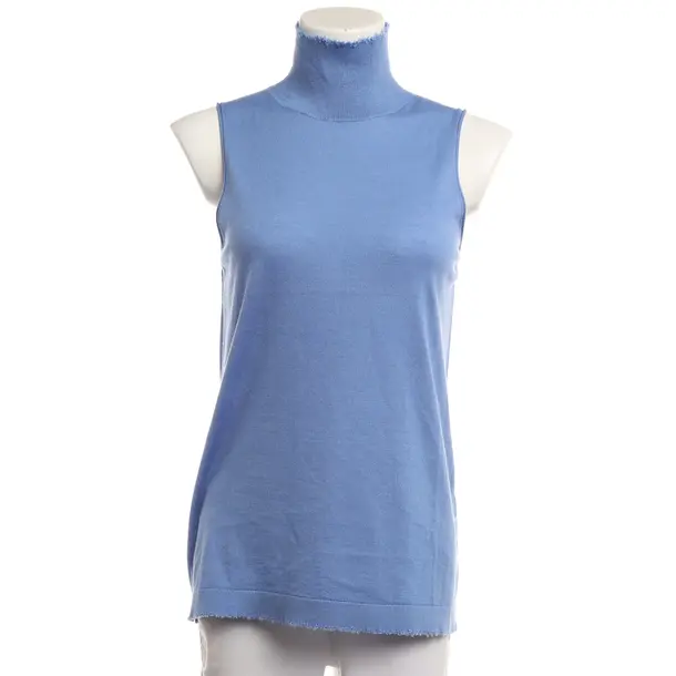 Top, in Blue, Wool, Dorothee Schumacher