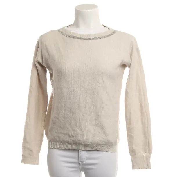 Pullover, in Beige, Wolle, Fabiana Filippi
