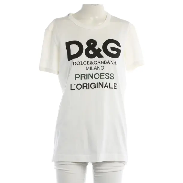 Shirt, in Beige, Baumwolle, Dolce & Gabbana