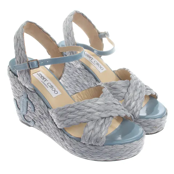 Wedges, in Blau, Jimmy Choo