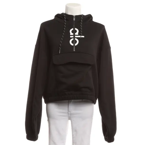Hoodie, in Schwarz, Baumwolle, Alo Yoga