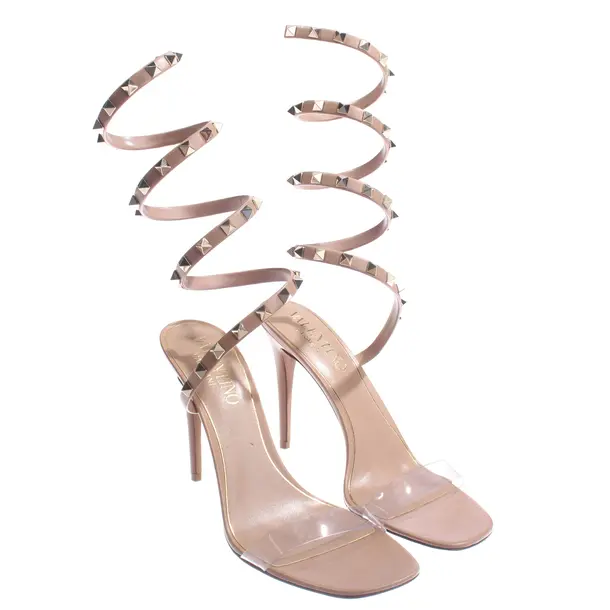 Heeled Sandals, in Light Brown, Valentino