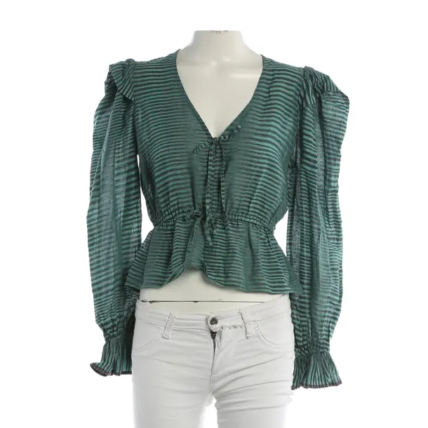 Bluse, in Grün, Baumwolle, Ulla Johnson