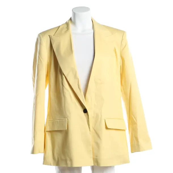 Blazer, in Giallo senape, Cotone, Karl Lagerfeld
