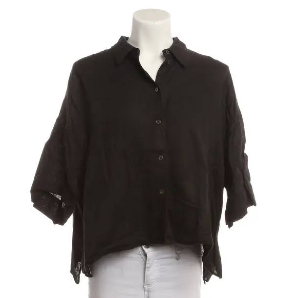 Blouse, in Black, Linen, Drykorn