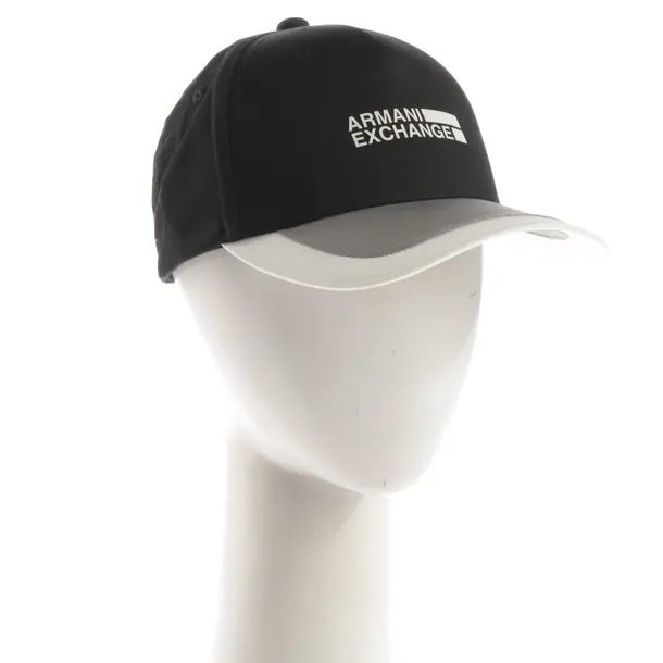 Cap, in Black, Cotton, Armani Exchange
