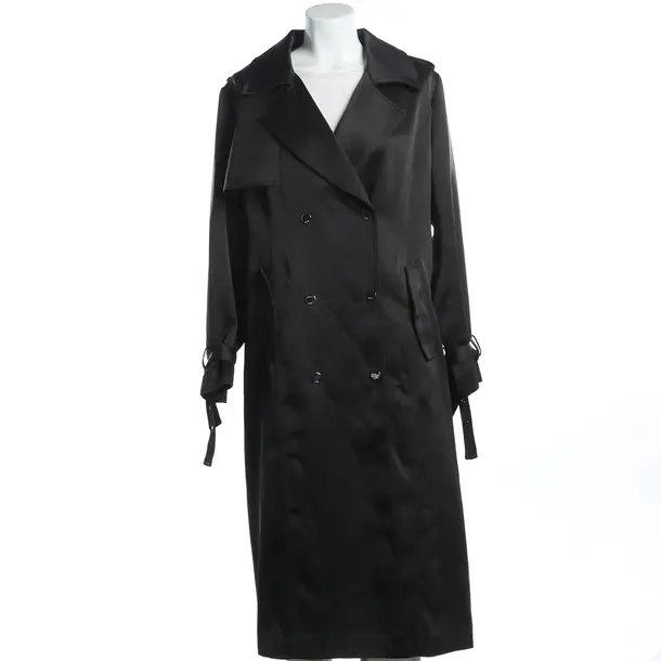 Mid-Season Coat, in Black, Polyester, Karl Lagerfeld