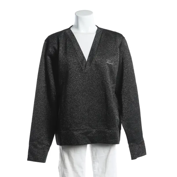 Felpa, in Nero, Viscosa, Karl Lagerfeld