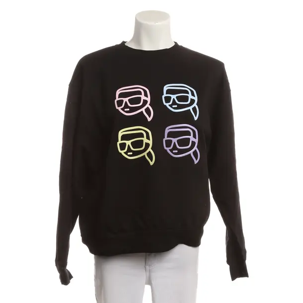 Sweatshirt, in Schwarz, Baumwolle, Karl Lagerfeld