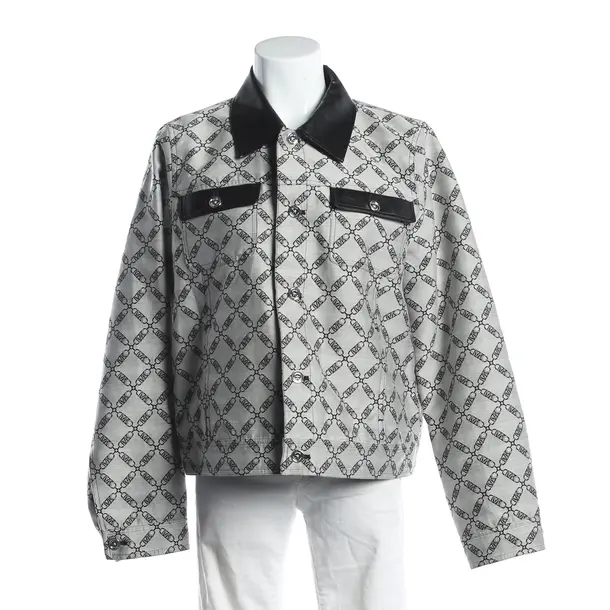 Mid-Season Jacket, in Gray, Cotton, Michael Kors
