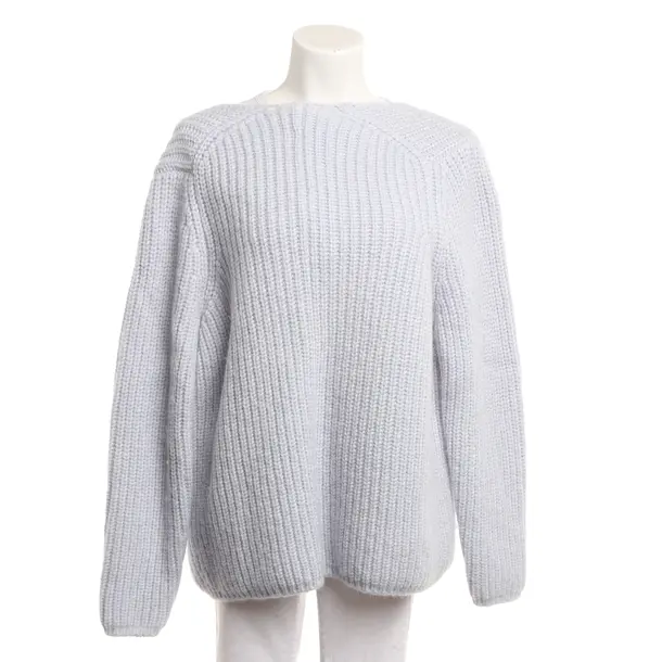 Maglione, in Azzurro, Poliammide, Chiuso