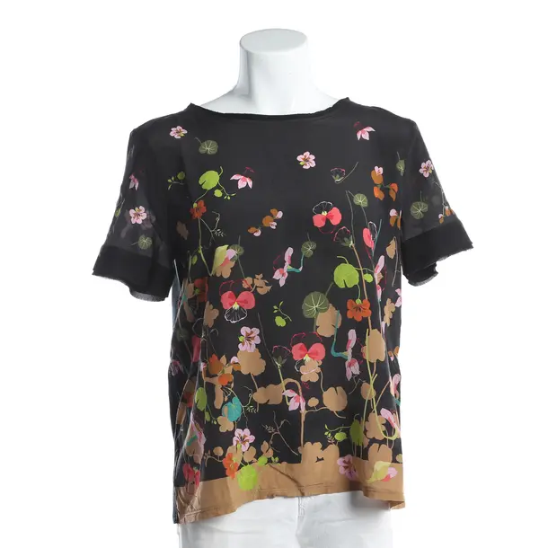 Shirt, in Black, Silk, Marc Cain
