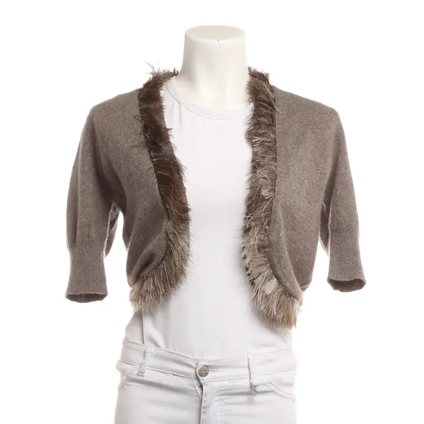 Strickjacke, in Braun, Kaschmir, Allude