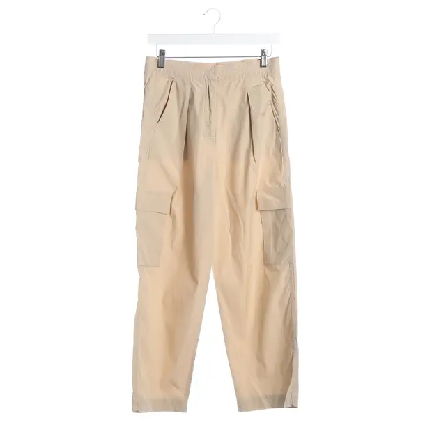 Pants, in Beige, Cotton, Max Mara