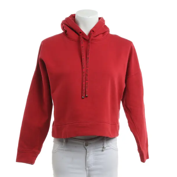 Hoodie, in Hellrot, Baumwolle, Moncler