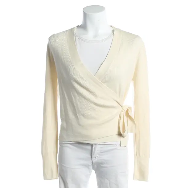 Cardigan, in Beige, Wool, Jardin des Orangers