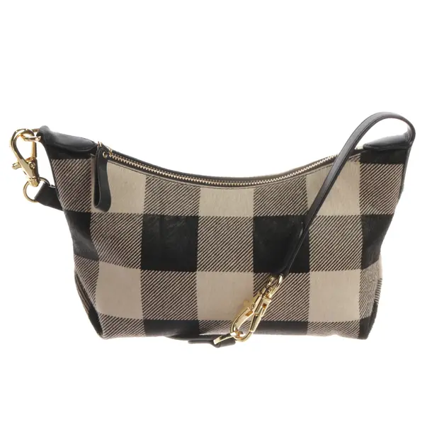 Schultertasche, in Beige, Baumwolle, Lauren Ralph Lauren