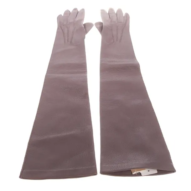 Lederhandschuhe, in Lila, Leder, Marni