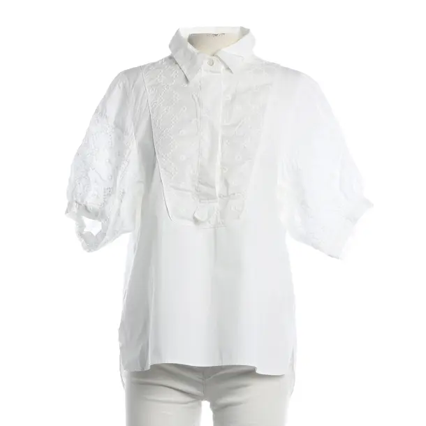 Blouse, in White, Cotton, See by Chloé