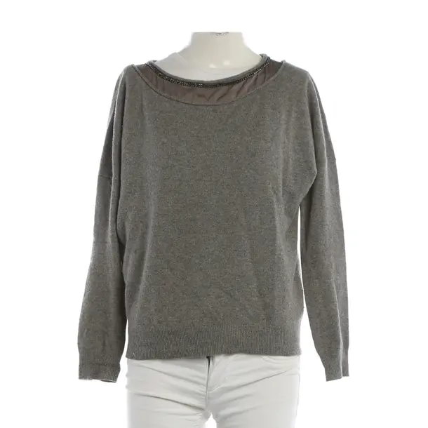 Jumper, in Gray, Wool, Fabiana Filippi