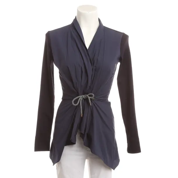Bluse, in Navy, Baumwolle, Brunello Cucinelli