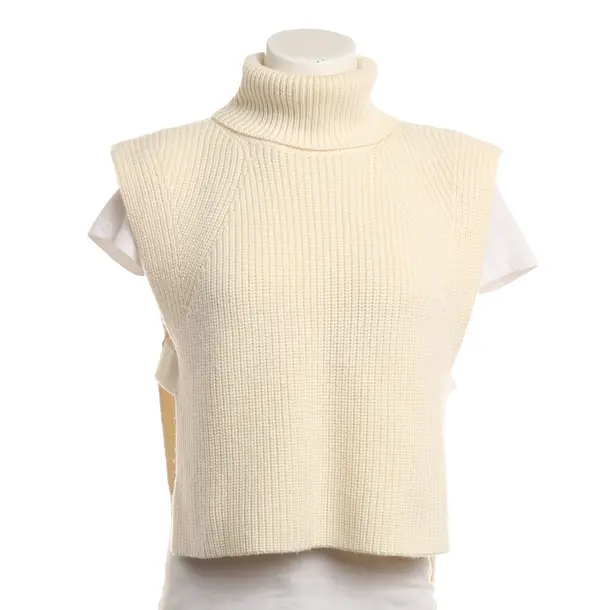 Sweater Vest, in Cream, Wool, Isabel Marant