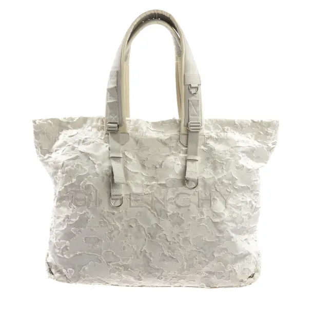 Shopper Bag, in Light Gray, Cotton, Givenchy