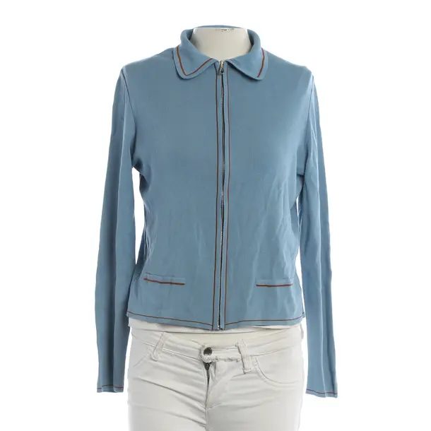 Cardigan, in Blue, Cotton, Miu Miu