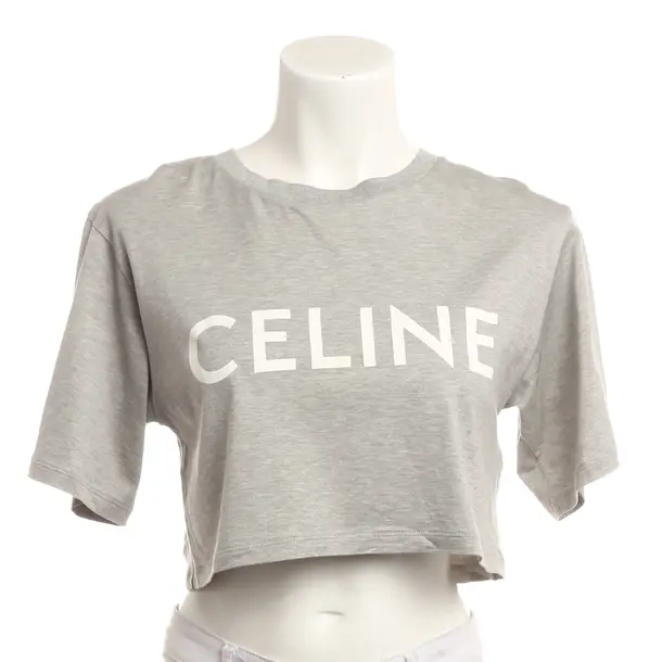 Shirt, in Grau, Baumwolle, Céline