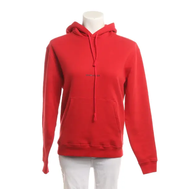Felpa con cappuccio, in Rosso, Cotone, Saint Laurent