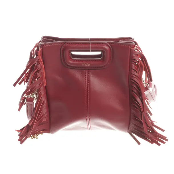 Abendtasche, in Rot, Leder, Maje