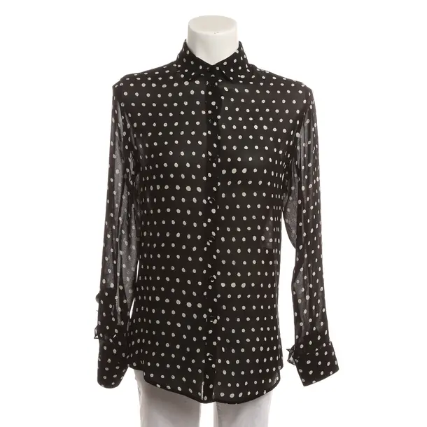 Bluse, in Schwarz, Viskose, Saint Laurent