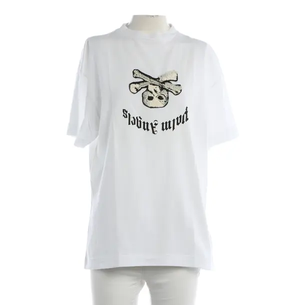 Camicia, in Bianco, Cotone, Angeli delle palme