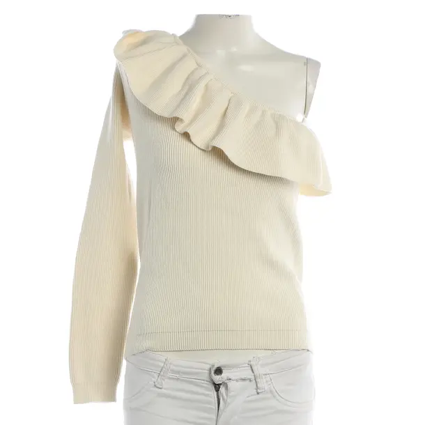 Pullover, in Cream, Baumwolle, Ganni