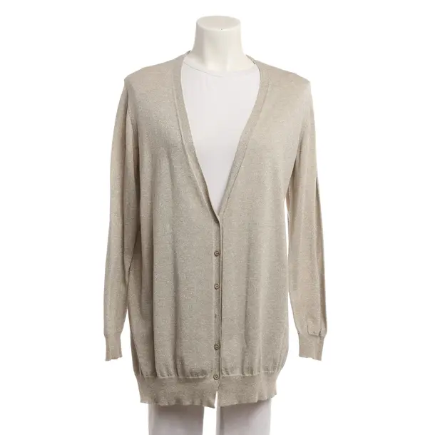 Cardigan, in Beige, Cotone, Fabiana Filippi