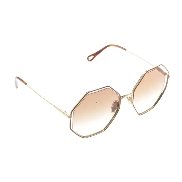 Occhiali da sole, in Oro, Plastica / metallo, Chloé